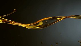 Super Slow Motion Shot of Pouring Oil . Filmed on High Speed Cinematic Camera at 1000 FPS - Powered by Shutterstock - Get 15% off with code: PIKWIZARD15