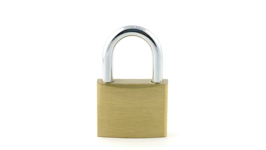 a padlock