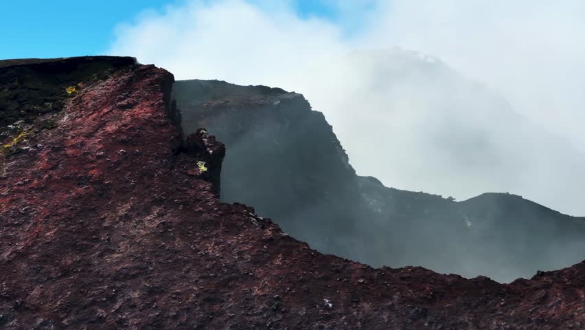 Degassing activity in Etna