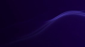Elegant flowing purple digital fractal light wave animation. Stylish minimalist abstract technology background. - Powered by Shutterstock - Get 15% off with code: PIKWIZARD15