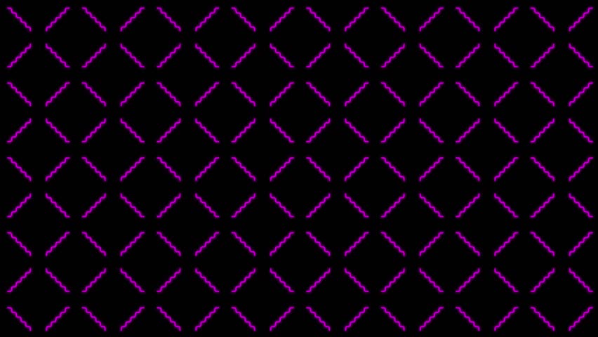 pink squiggly line grid pattern. zig zag line seamless loop background	