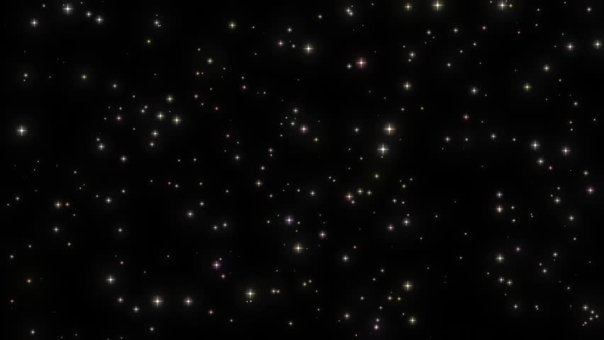 Stars Moving On Black Background. Small Stars Blinking On Alpha Channel Background. Blinking Tiny Stars Moving In The Dark Sky - Powered by Shutterstock - Get 15% off with code: PIKWIZARD15