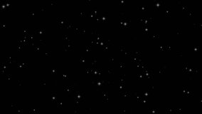 Glowing Twinkle Star Moving In Sky, Stars Moving On Space, Animation Of Blinking Stars Moving On Black Background, Glittering Particle Glowing Start Background Deep Black Space - Powered by Shutterstock - Get 15% off with code: PIKWIZARD15