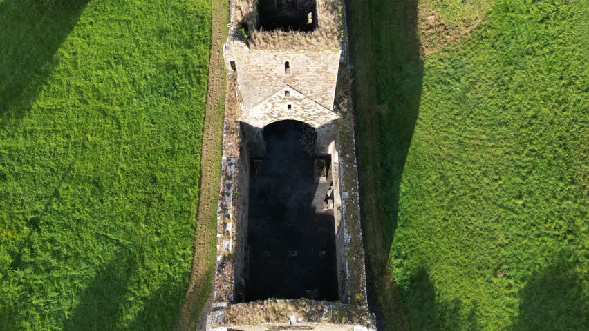 4k drone footage of St Mary