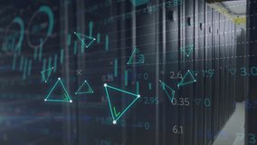 Animation of digital data processing over computer servers. Global connections, computing and data processing concept digitally generated video. - Powered by Shutterstock - Get 15% off with code: PIKWIZARD15