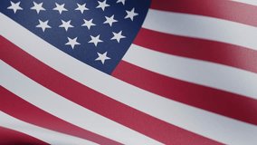 Close up of USA flag looping background - Powered by Shutterstock - Get 15% off with code: PIKWIZARD15