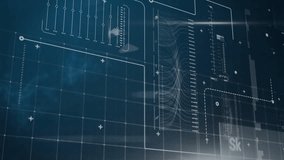 Animation of padlock and digital data processing over black background. Global cyber security, connections, computing and data processing concept digitally generated video. - Powered by Shutterstock - Get 15% off with code: PIKWIZARD15