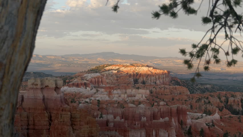 Sunset landscape at Bryce Canyon National Park. Utah, USA.	