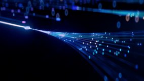 3D Illustrative Animation of Colorful Branching Neural Network on Dark Background. Visualization of Artificial Intelligence, Complex Algorithms, Chatbot, Machine Learning and Large Language Models - Powered by Shutterstock - Get 15% off with code: PIKWIZARD15