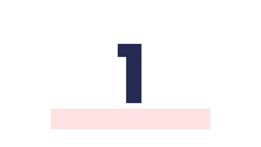 Counting animation from 1 to 100 (transparent background)