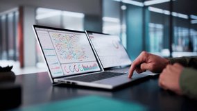 Male Data Analyst Predicting Market Trends On Virtual KPI Dashboard In Emerging Financial Business Concept. - Powered by Shutterstock - Get 15% off with code: PIKWIZARD15