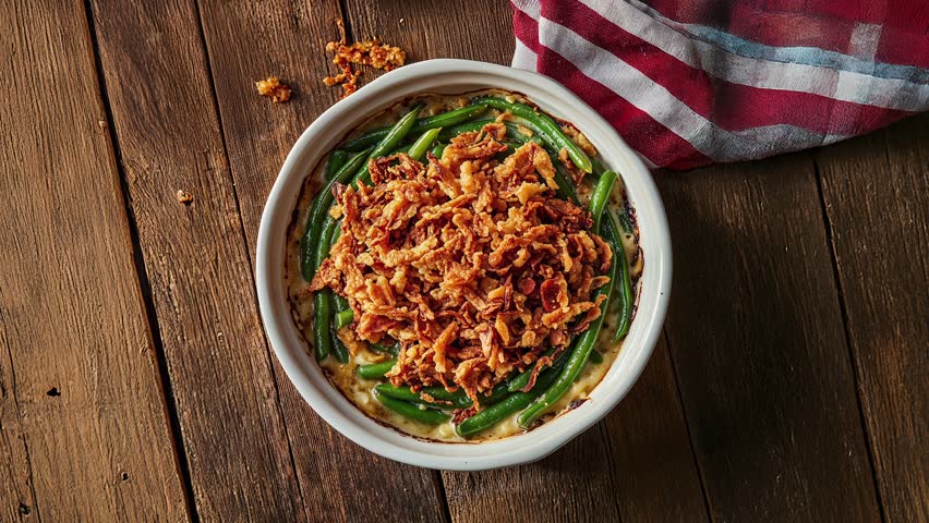 Delicious Green Bean Casserole for Thanksgiving Dinner Celebration