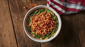 Delicious Green Bean Casserole for Thanksgiving Dinner Celebration - Powered by Shutterstock - Get 15% off with code: PIKWIZARD15