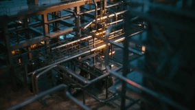 Gas Refinery Pipelines Close-Up – Industrial Petrochemical Plant Infrastructure - Powered by Shutterstock - Get 15% off with code: PIKWIZARD15