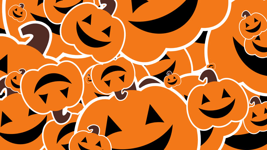 Cute Halloween Transition on Alpha channel
