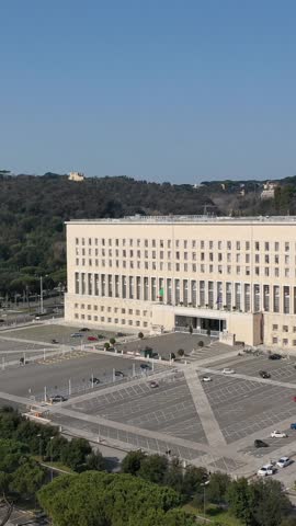 Rome, Farnesina, the Italian Ministry of Foreign Affairs
Aerial view of the palazzo seat of the Ministry of Foreign Policies of Italy.