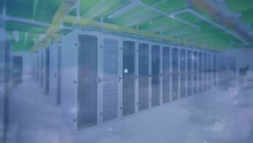Animation of network of connections over computer servers. Global connections, computing and data processing concept digitally generated video. - Powered by Shutterstock - Get 15% off with code: PIKWIZARD15