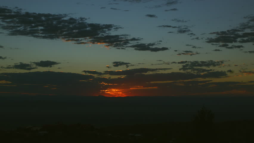 Scenic Arizona Sunrise Timelapse Zoom Out Background