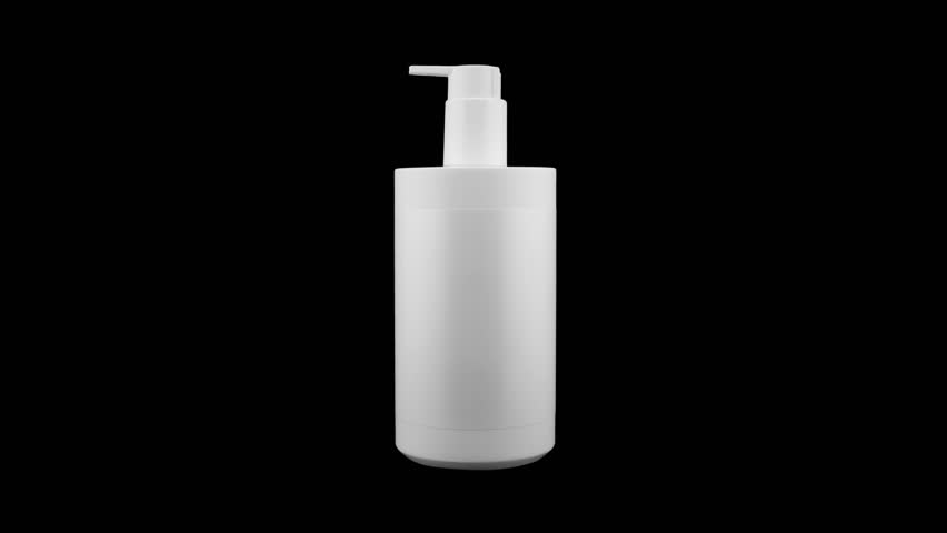 Cosmetic tube pack of cream or gel isolated on black background.	