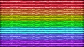 Rainbow Laser Lights In and Out 4K Loop features rainbow colored laser beams coming on the screen against a black background and then leaving again at the end in a loop. - Powered by Shutterstock - Get 15% off with code: PIKWIZARD15