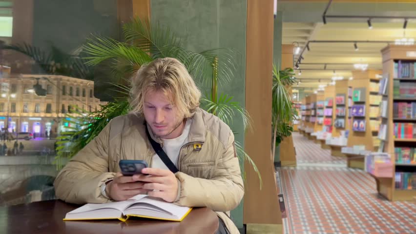 book cafe ,bookstore,
buying a book in a store