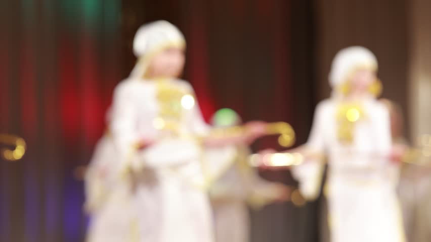 Texture blur and defocus, background for design. Сoncert show belly dance.