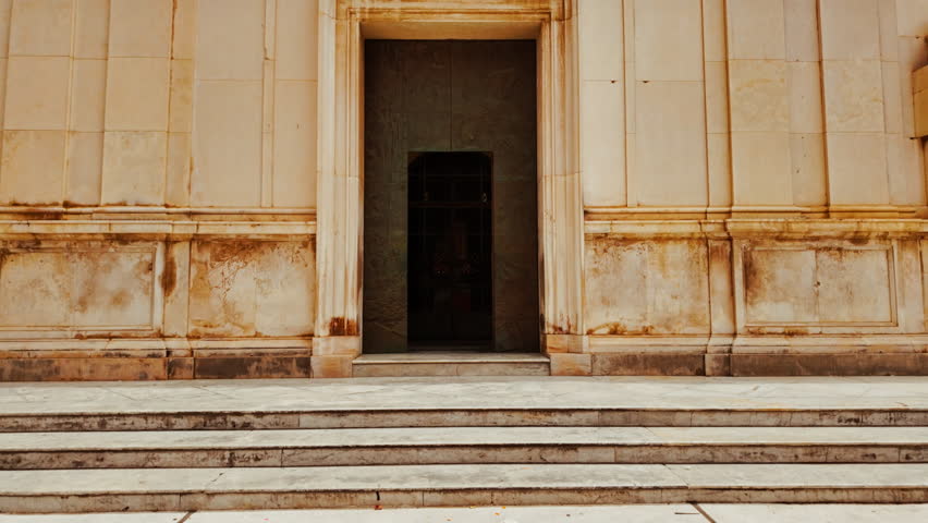Establishing shot of the Church of Santa Maria Assunta, Positano, Amalfi Coast, Naples, Campania, Italy