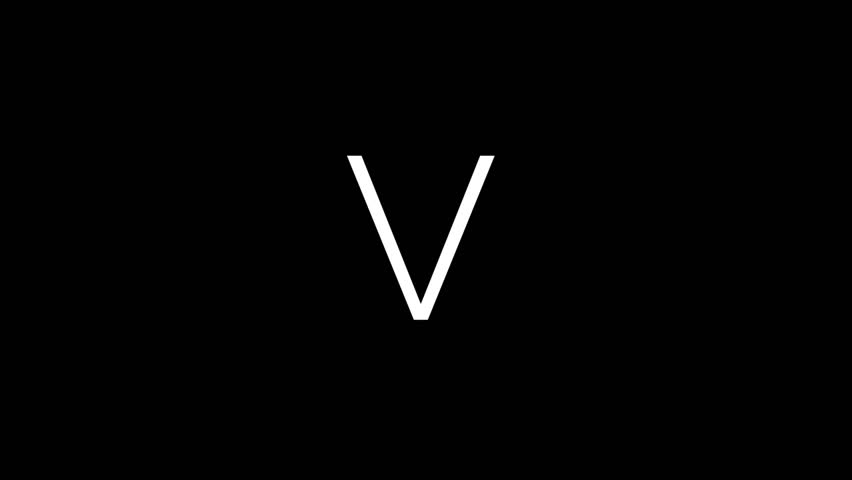 Human alphabet on a black background
