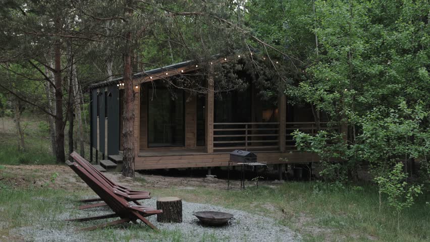 A Serene Cabin Retreat Nestled Within and Surrounded by Natures Beauty and Tranquility