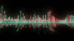 Animation Of Equalizer With Reflection effects, Multicolored Sound Equalizer Animation Nightclub And Disco Background, Audio Spectrum Music Background. Music Equalizer Animation On Black Background.	
 - Powered by Shutterstock - Get 15% off with code: PIKWIZARD15