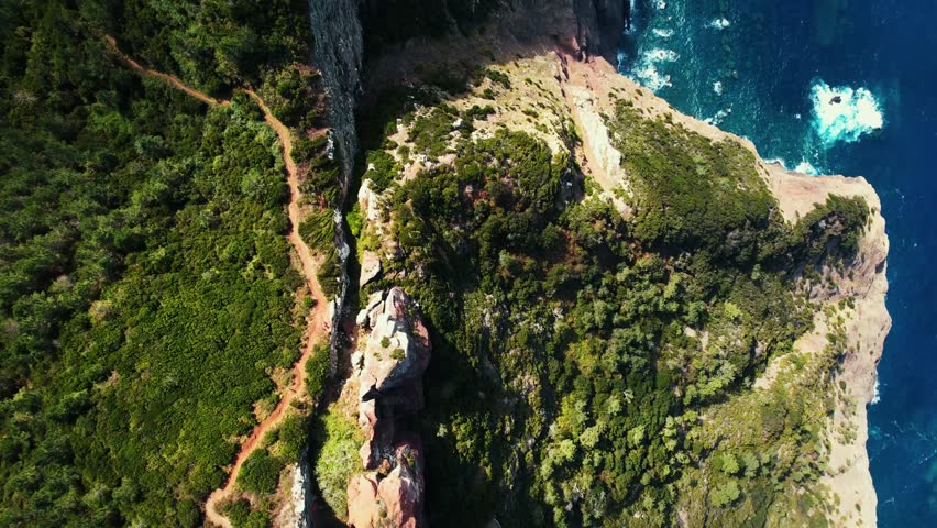 hiking between sea and land