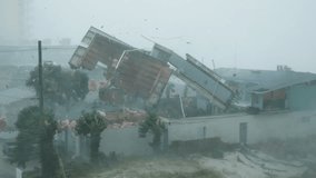 Category 5 Hurricane Strikes the Coast of Florida - Micheal 2018 - Powered by Shutterstock - Get 15% off with code: PIKWIZARD15