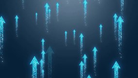 Elevating Business Success: Dynamic Animation of Ascending Arrows with Alpha Channel, Perfect for Corporate Presentations and Financial Growth Visuals. (Change at 10 and 20 seconds) - Powered by Shutterstock - Get 15% off with code: PIKWIZARD15