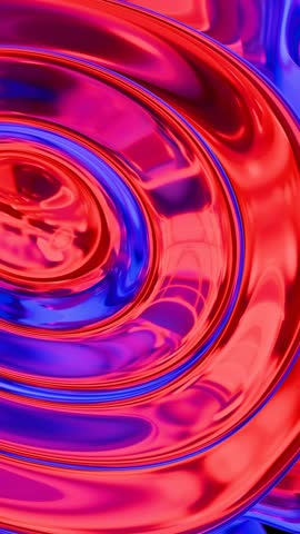 Abstract background with red and blue flowing curves

