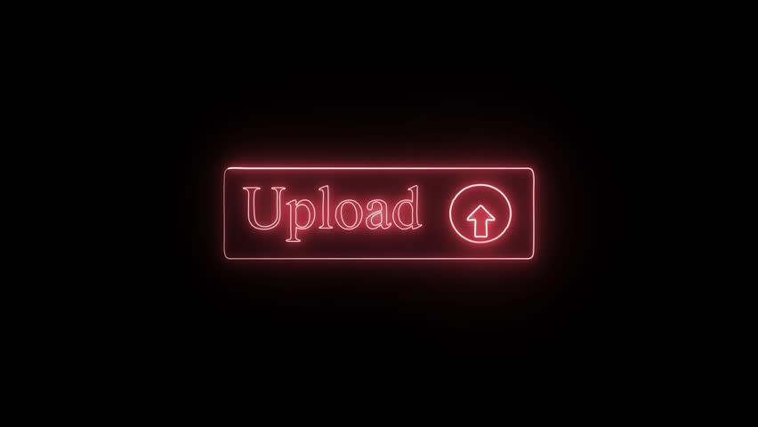 Upload icon upload process animation.