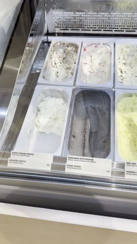 Bangkok, Thailand - 3 August 2023 - Ice Cream Shop