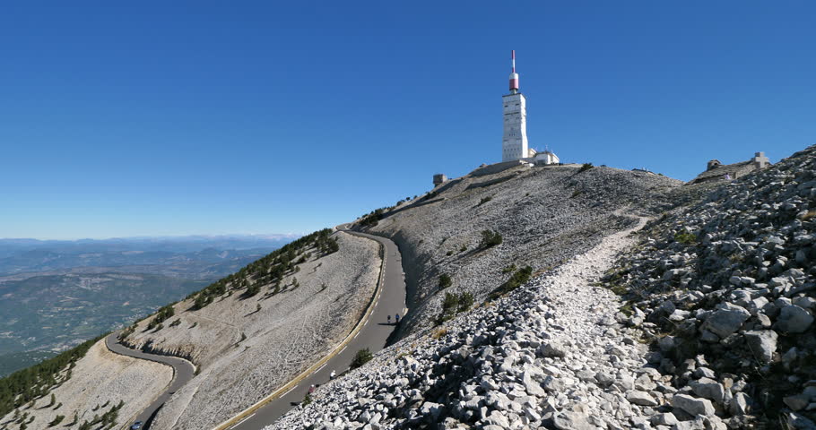 Summit of Mont Ventoux from the north side, Vaucluse department, Provence, France