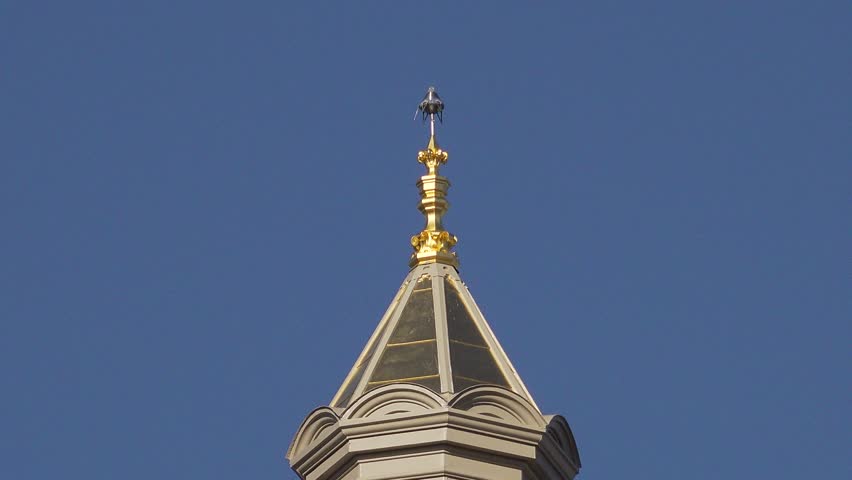 Close up of The State Capitol Building at Cheyenne Wyoming, USA