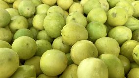 A lot of lemon for sell in indian farmer market. lemon stall. lemonade.  - Powered by Shutterstock - Get 15% off with code: PIKWIZARD15