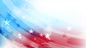 Concept USA flag abstract grunge blot background. Seamless looping American Independence Day motion design. Video animation Ultra HD 4K 3840x2160 - Powered by Shutterstock - Get 15% off with code: PIKWIZARD15