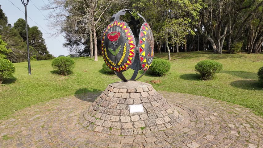 Curitiba Parana. Ukrainian Memorial At Curitiba In Parana Brazil. State Park Landscape. Tourism Travel. Nature Park. Ukrainian Memorial At Curitiba In Parana Brazil. Botanical Scenery.