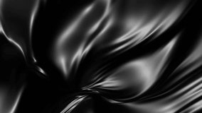 Slow motion abstract black color fabric silk wavy texture background, wave cloth glowing satin fluttering in the wind - Powered by Shutterstock - Get 15% off with code: PIKWIZARD15