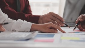 Corporate Financial Analysts Reviewing Business Financial Reports Using Digital Tablets, Planning Investment Projects, and Engaging in Collaborative Discussions About Team Success in Strategic - Powered by Shutterstock - Get 15% off with code: PIKWIZARD15