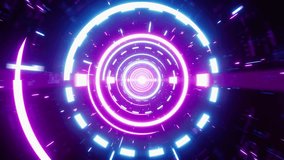 VJ Loop of Move through Spinning Neon Lights Tunnel - Powered by Shutterstock - Get 15% off with code: PIKWIZARD15