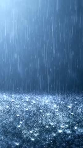 Rain water drops falling on the ground. Heavy rain, bad weather, nature scene, environment. Nature background. Splashing rain, rain window. Raindrop night background. Stormy sky and strong winds