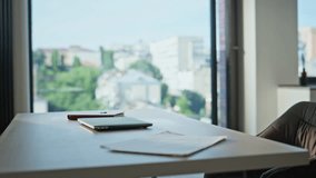 Elegant lady opening laptop sit down desk with coffee cup in hand closeup. Smart businesswoman start work day at computer in apartment kitchen. Girl manager multitasking at workday. Workflow concept. - Powered by Shutterstock - Get 15% off with code: PIKWIZARD15