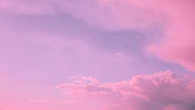 4k Timelapse Toned Blue Pink Magenta Colors Sky Sunset Sunrise Background. Unusual Sky Background. Colorful Cloudy Magenta Sky With Fluffy Clouds. Light Magenta Toned Sky. Time Lapse Time-lapse Time - Powered by Shutterstock - Get 15% off with code: PIKWIZARD15