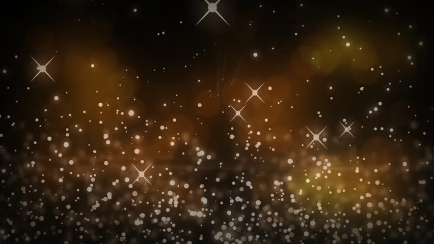 Animation of light spots on black background. Shapes, pattern and light concept digitally generated video.
