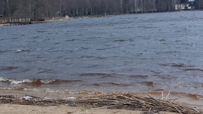 Lake Baltezers in early spring