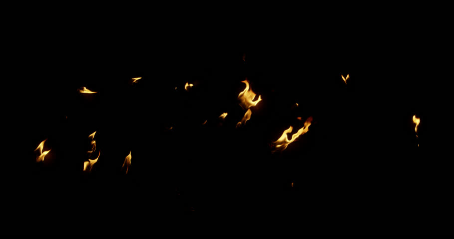 burning fire, vfx effect, burning fire effect on black background version 5